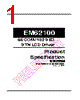 EM62100AGH Datasheet HTML 1Page - ELAN Microelectronics Corp 